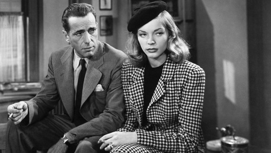 Humphrey Bogart and Lauren Bacall in The Big Sleep