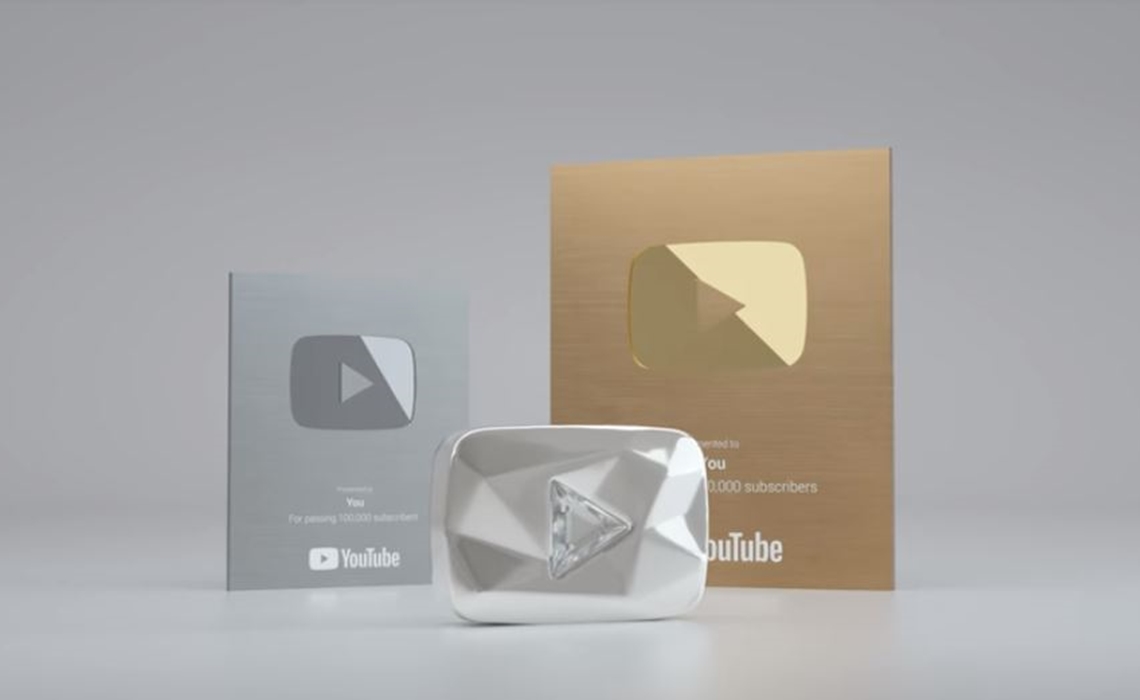 Youtube creator plaques